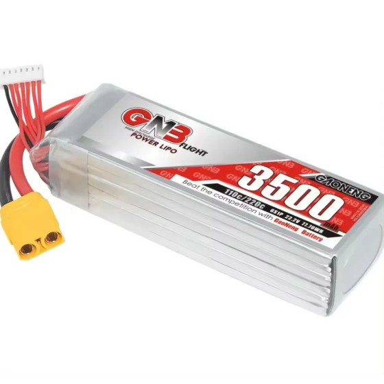 GNB 3500 5000mAh 6S 22.2V 100C XT60 RC CAR Drohnen batterie Hoch entladung C Nennleistung für RC Drone